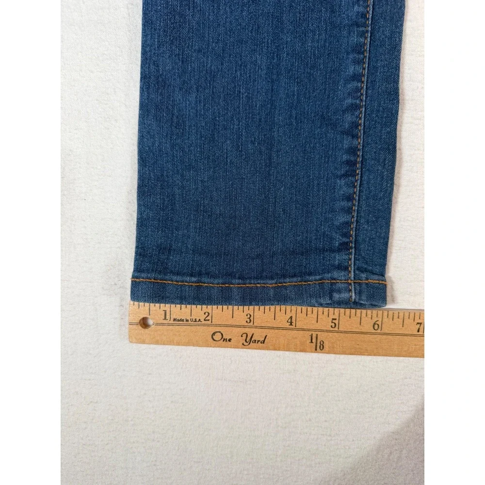 The Childrens Place Girls Super Skinny Jeans Blue Dark Wash Size 14 Adjustable